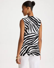 Black Zebra Refined Crewneck Sweater Vest