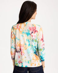 Calypso Coral Printed Summer Romance Cardigan