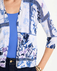 Alabaster Summer Romance Botanical Cardigan