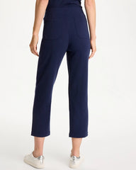 Passport Blue Zenergy® French Terry Cropped Pants
