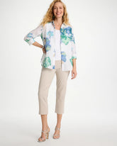 Smokey Taupe Brigitte™ Slim Pull-On Crop Pant