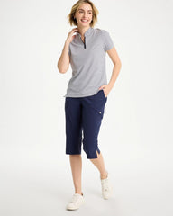 Passport Blue Zenergy® UPF Pedal Pusher Pants