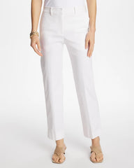 Alabaster Emme Fly Front Straight Crop Pants