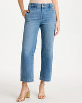 Monaco Indigo Straight Crop Trouser Jeans