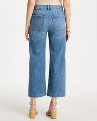 Monaco Indigo Straight Crop Trouser Jeans