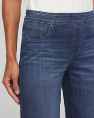 Aleah Indigo Pull On Wide Jean