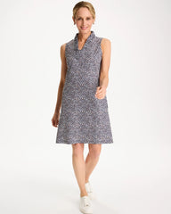 Passport Blue Zenergy® UPF Ruffle Dress