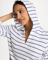 Passport Blue Zenergy® Jersey Striped Pullover Top