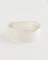 Silver Silvertone Cuff Bracelet