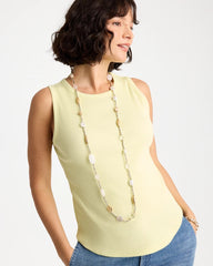 Neutral Neutral Shell Long Necklace