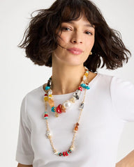 Multi Chico's Originals Short Beaded Necklace