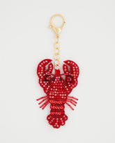 Red Americana Lobster Bag Charm Key Chain