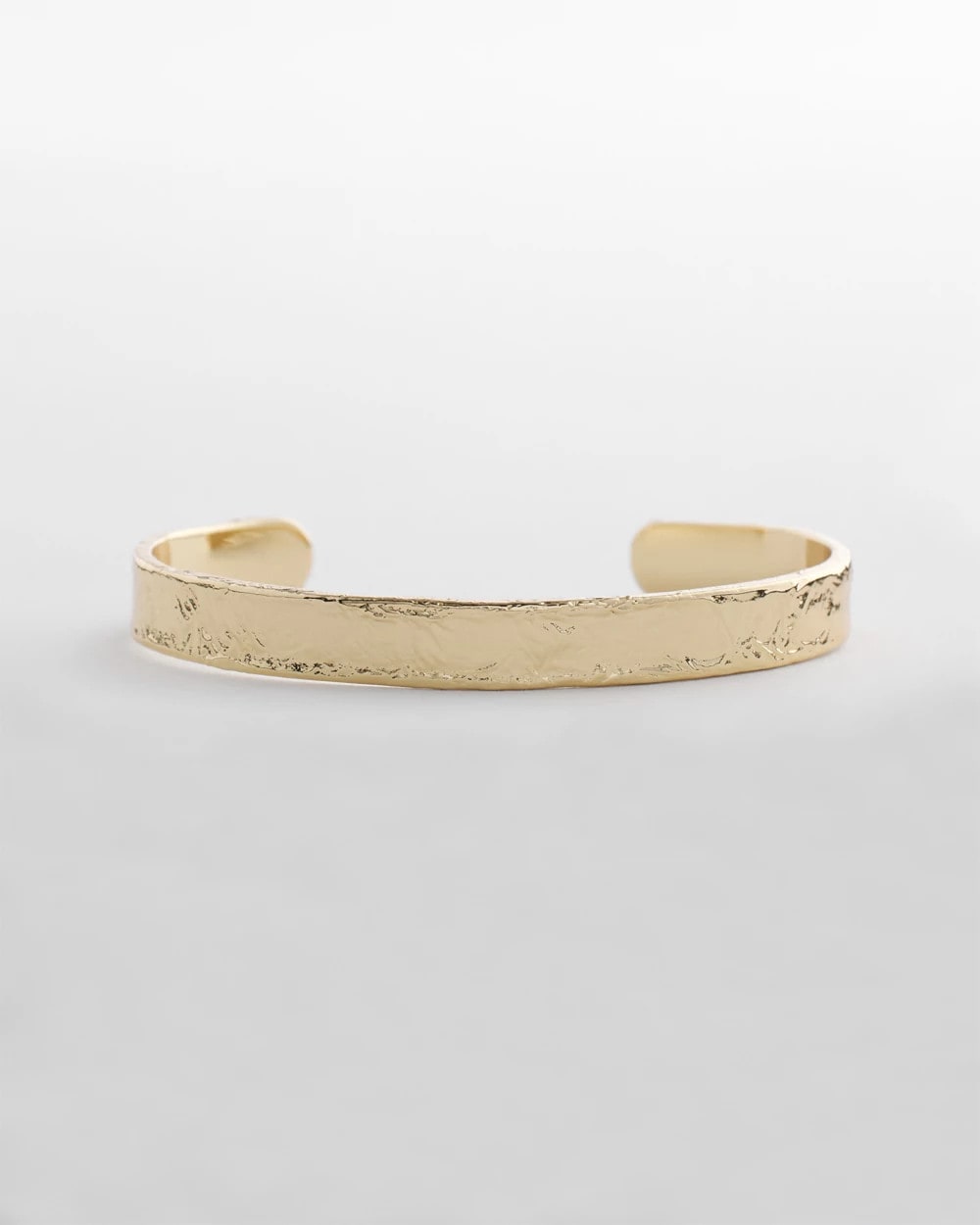 Gold Goldtone Flexible Cuff Bracelet