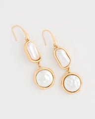 Pearl Siren Faux Pearl Drop Earrings