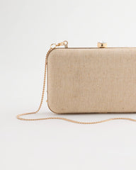 Natural Shell Embellished Clutch