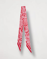 Cherry Lush Printed Skinny Scarf