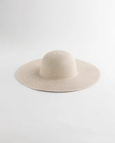 Neutral Metallic Straw Sun Hat