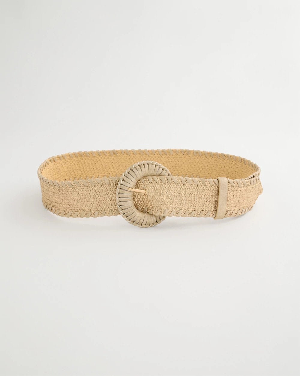 Gold Chic Metallic Shine Stretch Belt