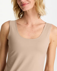 Soft Latte Microfiber Tank