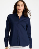 Classic Navy No Iron™ Stretch Shirt