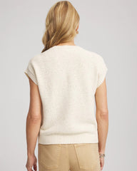 Gold Button-Up Sweater Vest