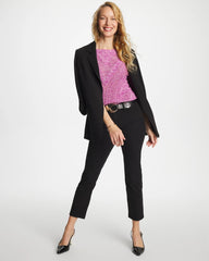 Violet Shadow Relaxed Dolman Pullover Sweater