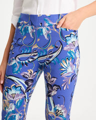 Amparo Blue Brigitte™ Slim Mae Paisley Crop Pant