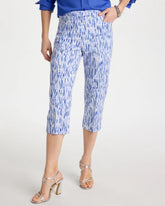 Amparo Blue Brigitte™ Slim Infinite Lines Capri Pants