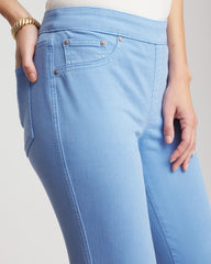 Tidal Blue Modern Pull-On Ankle Jeggings