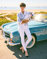 Alabaster Skinny Ankle Jeans