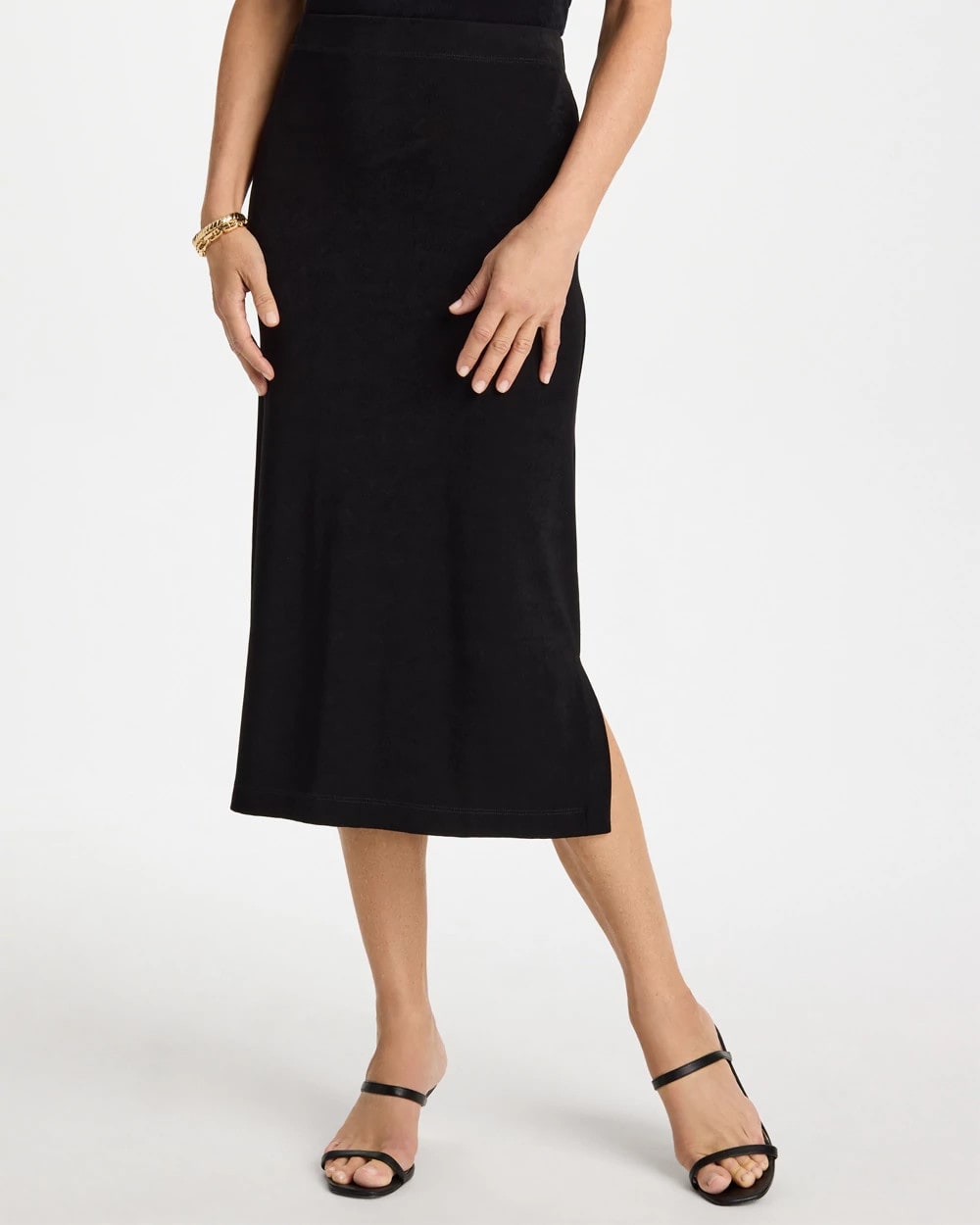Travelers Black Travelers™ Midi Skirt