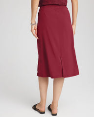 Russet Red Zenergy® UPF Bungee-Hem Pull-On Skirt