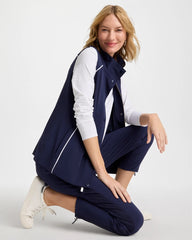 Passport Blue Zenergy® UPF Full Snap Vest