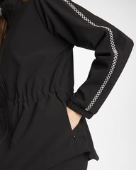 Black Zenergy® UPF Lattice-Trim Jacket