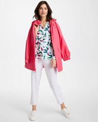 Blossom Zenergy® UPF Blooms Mock Zip Polo