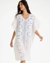 Alabaster Woven Long Swim Cover-Up