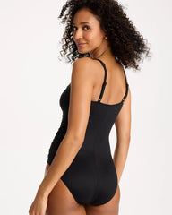 Black Miraclesuit® Rock Solid Polaris One Piece