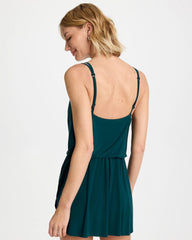 Teal Magicsuit® Solid Kami Swim Dress