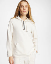 Cream Zenergy® Soft Waffle Hooded Top