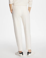 Cream Zenergy® Soft Waffle Tapered Ankle Pants
