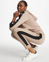 Studio Taupe Zenergy® Double-Knit Contrast Ankle Pants