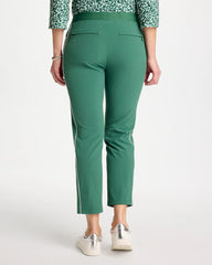 Water Lily Green Zenergy® UPF Side Piping Ankle Pants