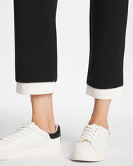 Black Zenergy® Soft Caviar Bead Contrast Pants