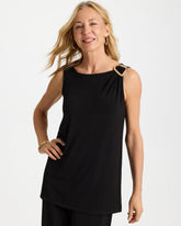 Black Travelers™ Knit Buckle Tunic