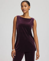 Night Bloom Travelers™ Velvet Side-Slit Tank