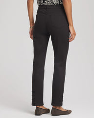 Black Girlfriend Slim Ankle Jeans