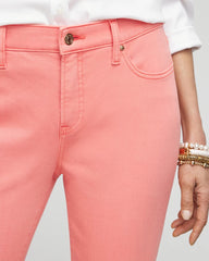 Melon Mambo Girlfriend Fray Hem Kick Flare Jeans