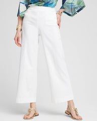 Alabaster Brigitte™ Wide-Leg Cropped Pants
