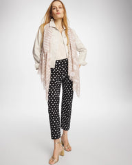 Black Sketch Dot Brigitte™ Straight Crop