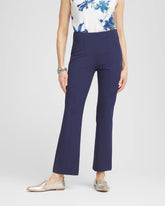 Passport Blue Lightweight Juliet Kick Flare Pants